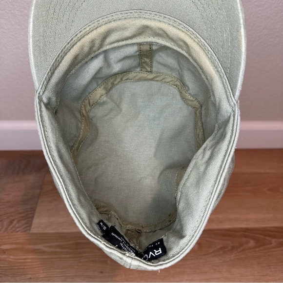 RVCA Women's Khaki Green Cadet Cap Hat - Picture 10 of 12